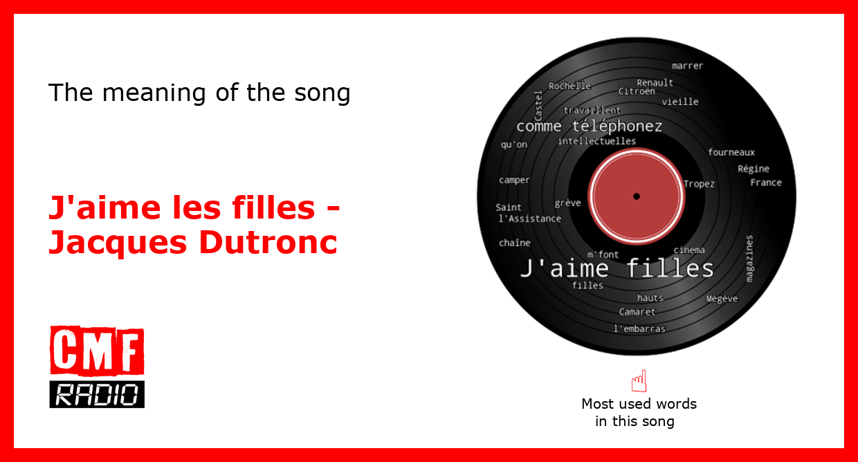 The Story Of The Song J Aime Les Filles Jacques Dutronc