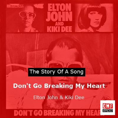 final cover Dont Go Breaking My Heart Elton John Kiki Dee