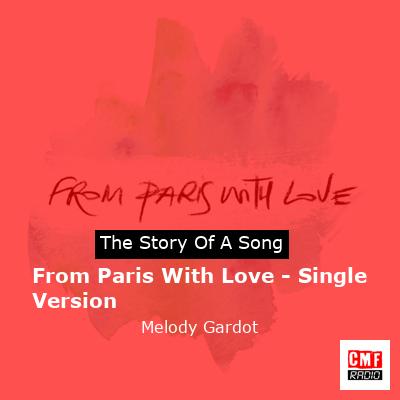 From Paris With Love – Single Version – Melody Gardot