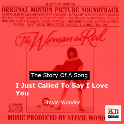 final cover I Just Called To Say I Love You Stevie Wonder