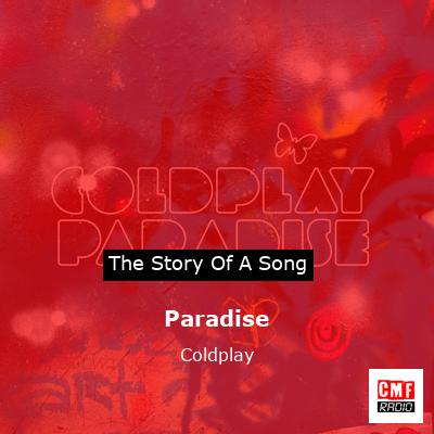 final cover Paradise Coldplay