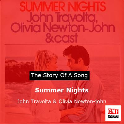 final cover Summer Nights John Travolta Olivia Newton john