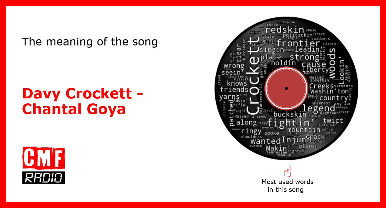 Chantal Goya Tu M As Trop Menti The story of the song Davy Crockett - Chantal Goya