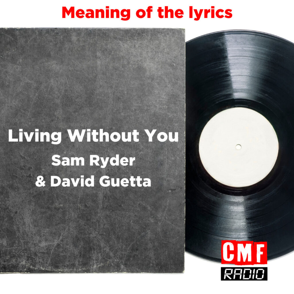 Meaning of the lyrics Living Without You Sam Ryder David Guetta