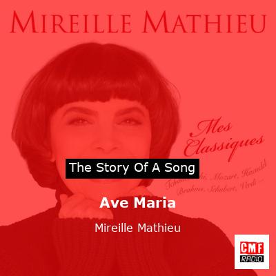 story of a song - Ave Maria - Mireille Mathieu