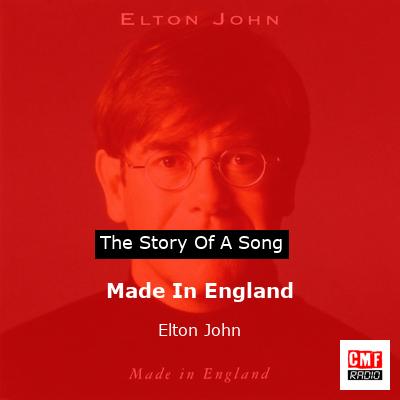 story of a song - Made In England - Elton John