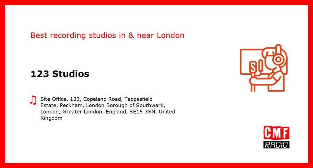 123 Studios - recording studio  in or near London