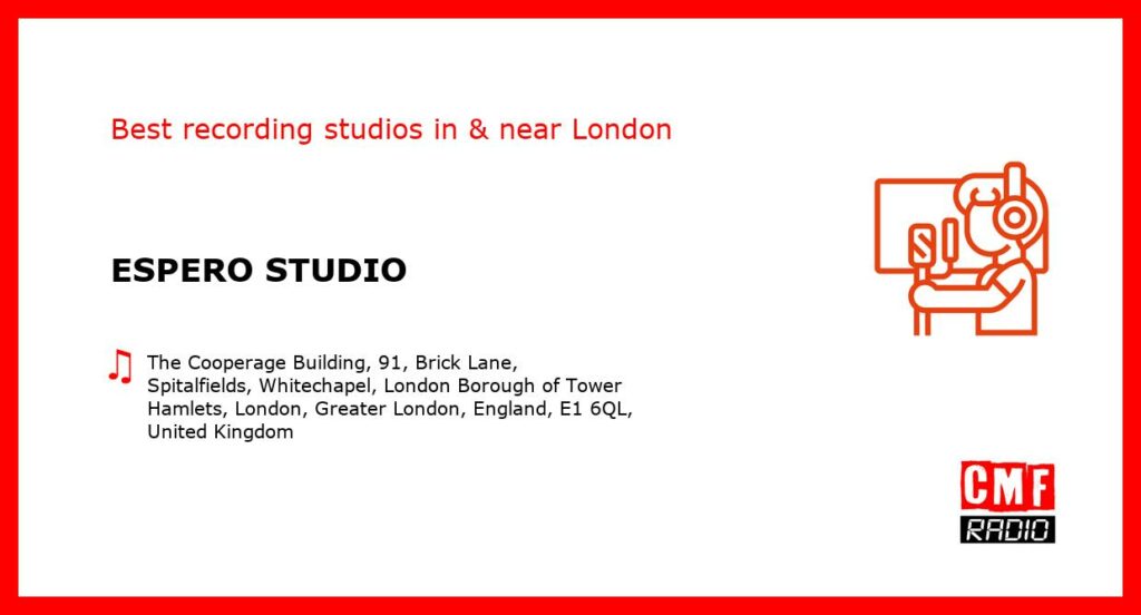 ESPERO STUDIO - recording studio  in or near London
