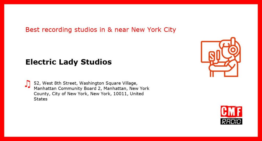 Electric Lady Studios - recording studio  in or near New York City