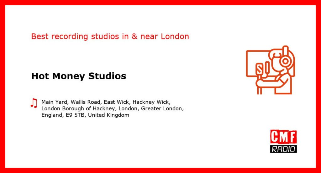 Hot Money Studios - recording studio  in or near London