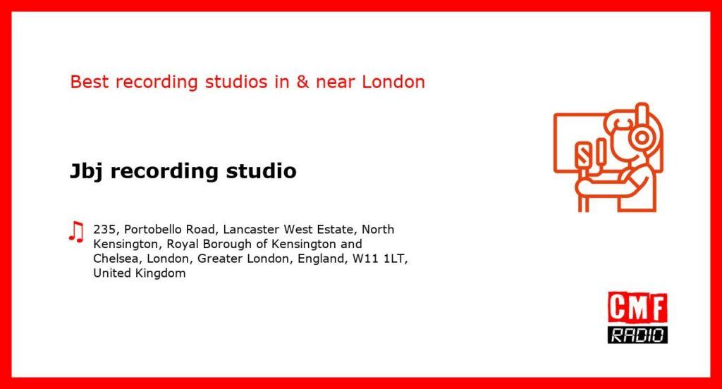 Jbj recording studio - recording studio  in or near London