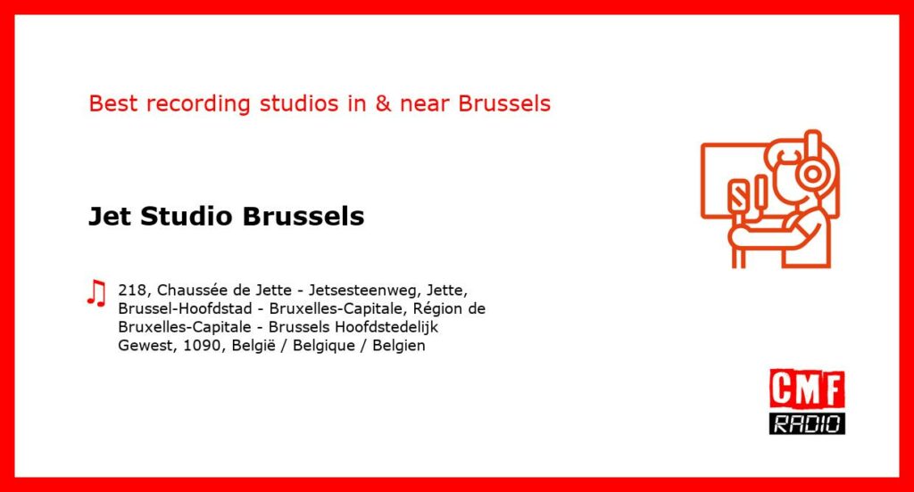 Jet Studio Brussels - recording studio  in or near Brussels