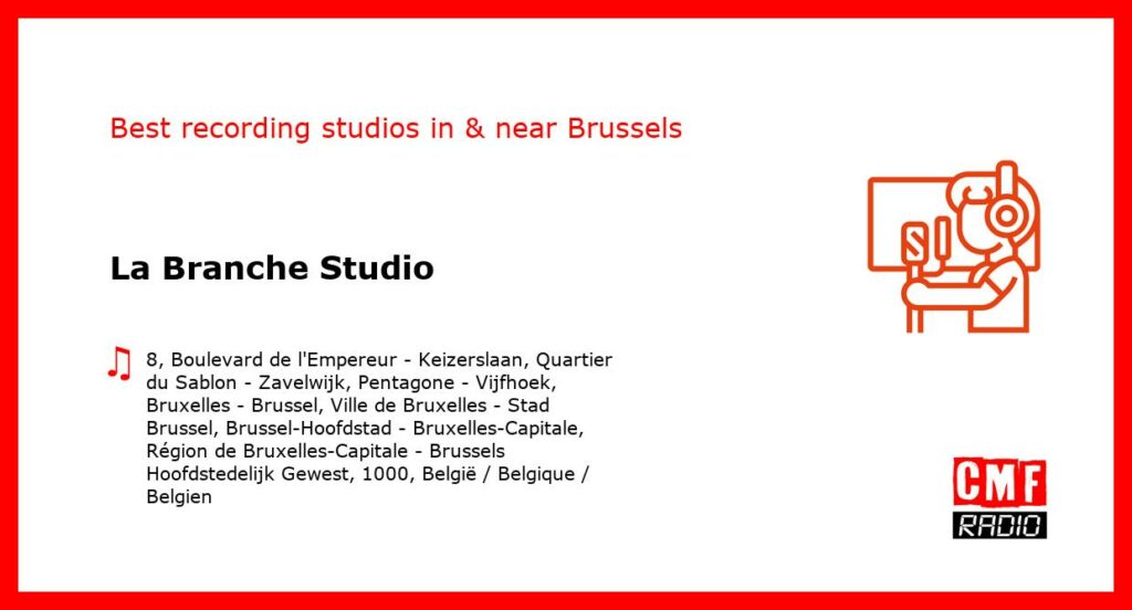 La Branche Studio - recording studio  in or near Brussels