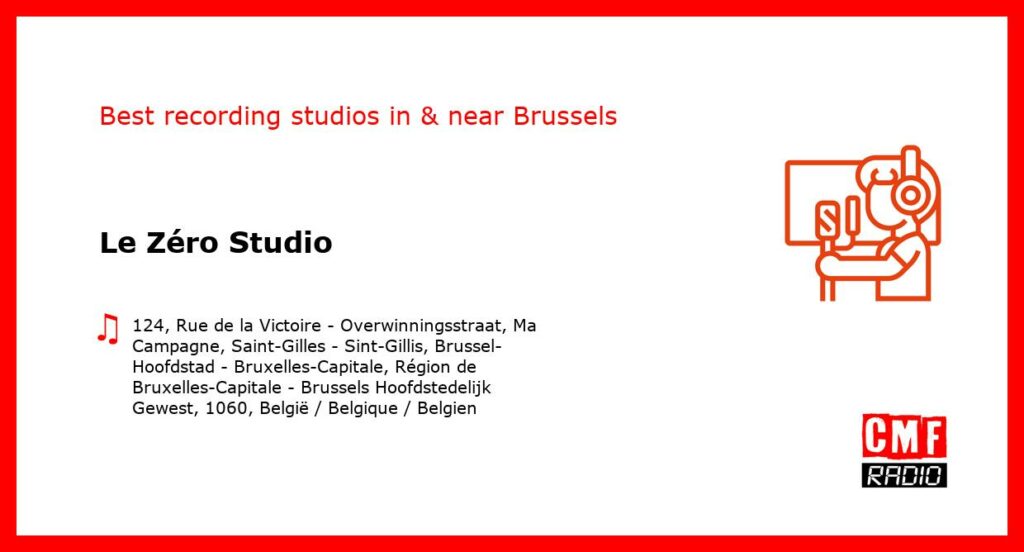 Le Zéro Studio - recording studio  in or near Brussels