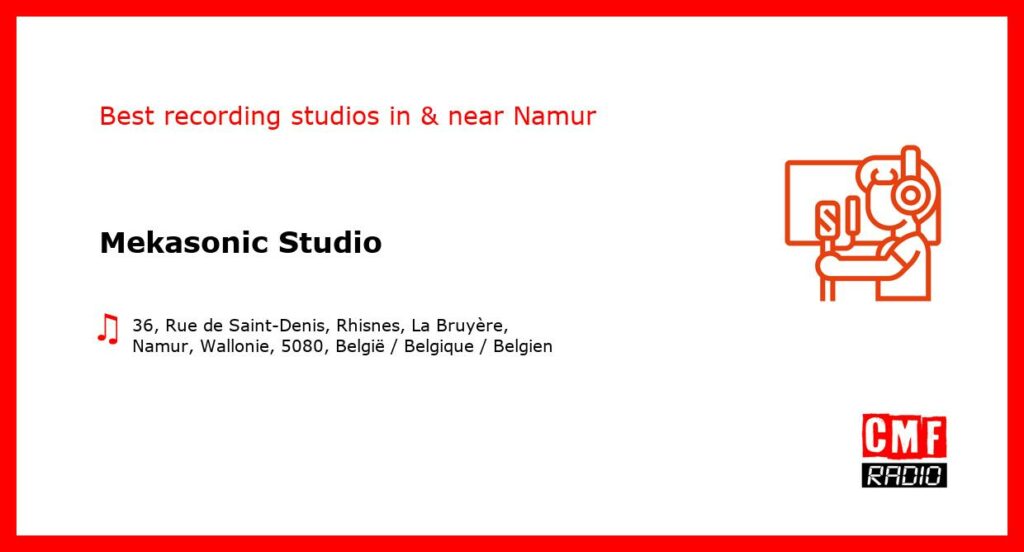 Mekasonic Studio - recording studio  in or near Namur