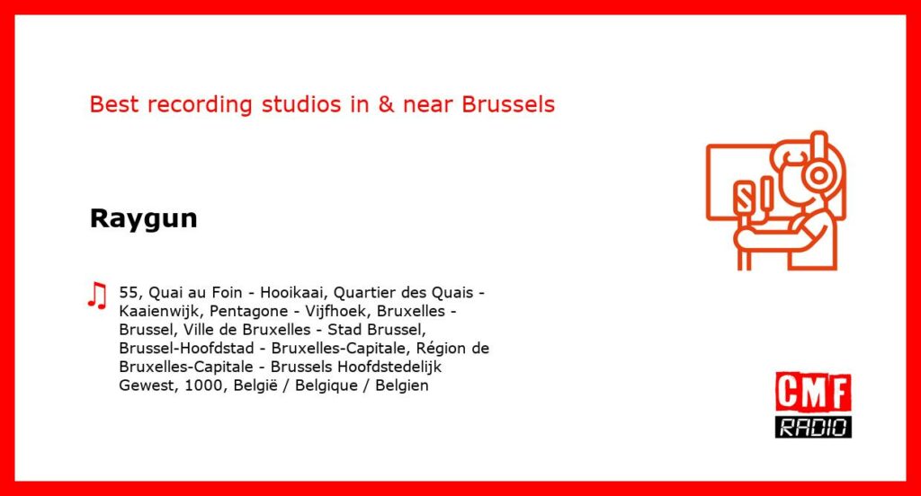 Raygun - recording studio  in or near Brussels