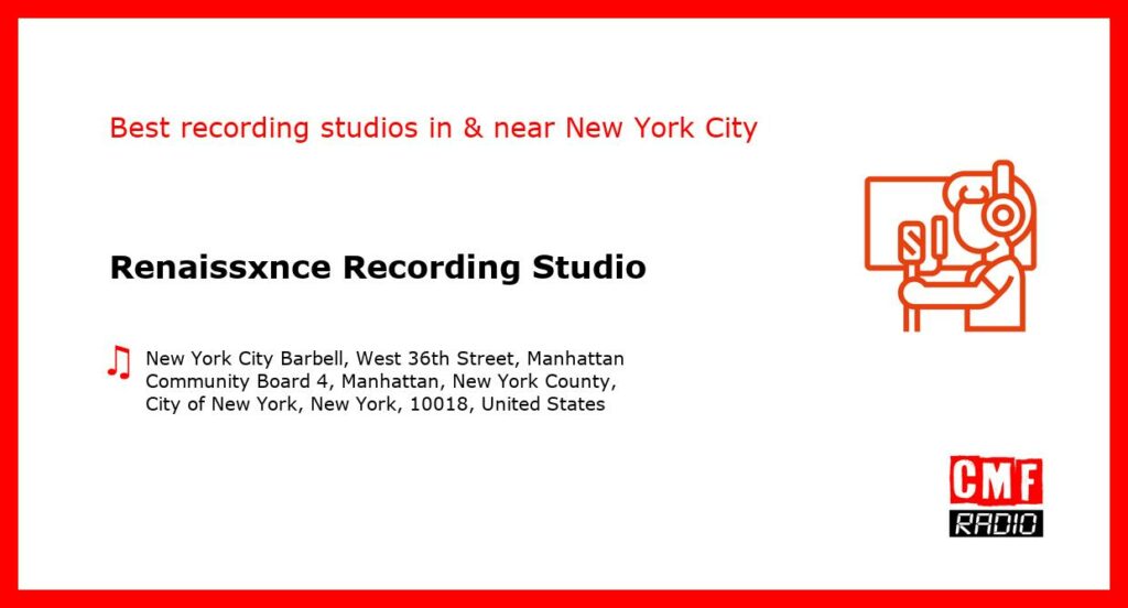 Renaissxnce Recording Studio - recording studio  in or near New York City