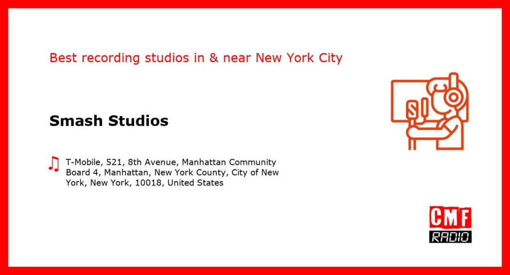 Smash Studios - recording studio  in or near New York City