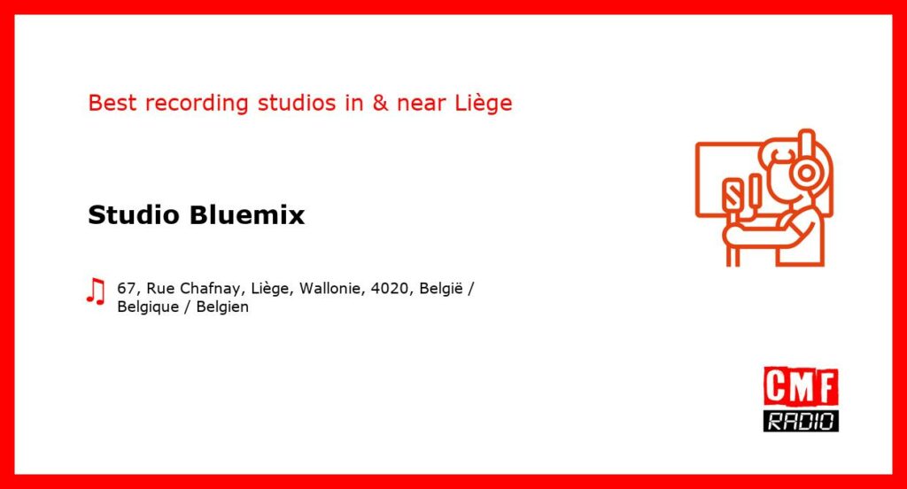 Studio Bluemix - recording studio  in or near Liège