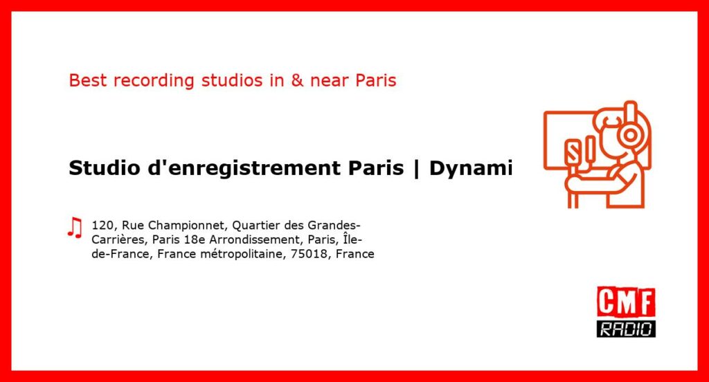 Studio d'enregistrement Paris | Dynamix - recording studio  in or near Paris