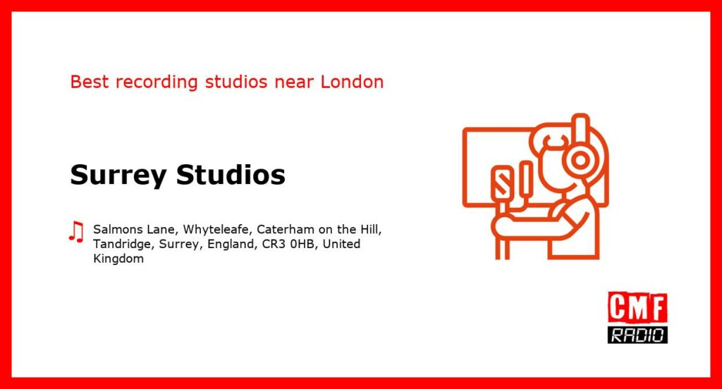 Surrey Studios - recording studio  in or near London