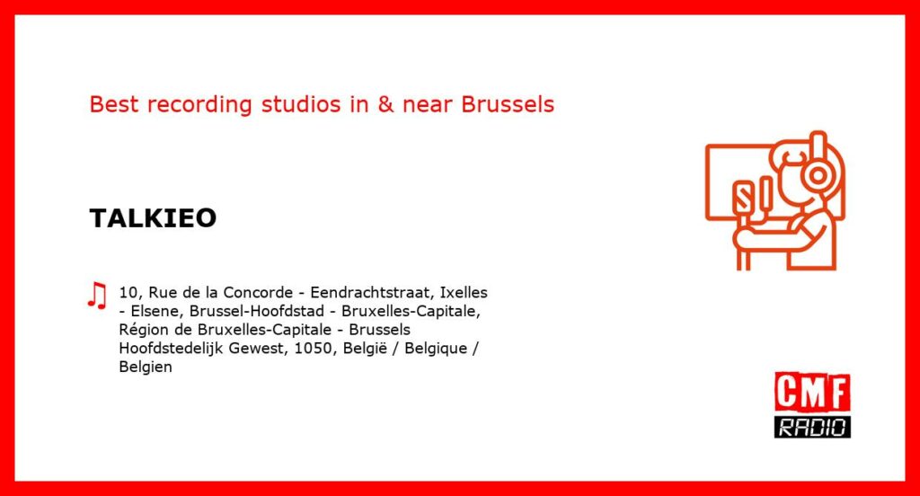 TALKIEO - recording studio  in or near Brussels