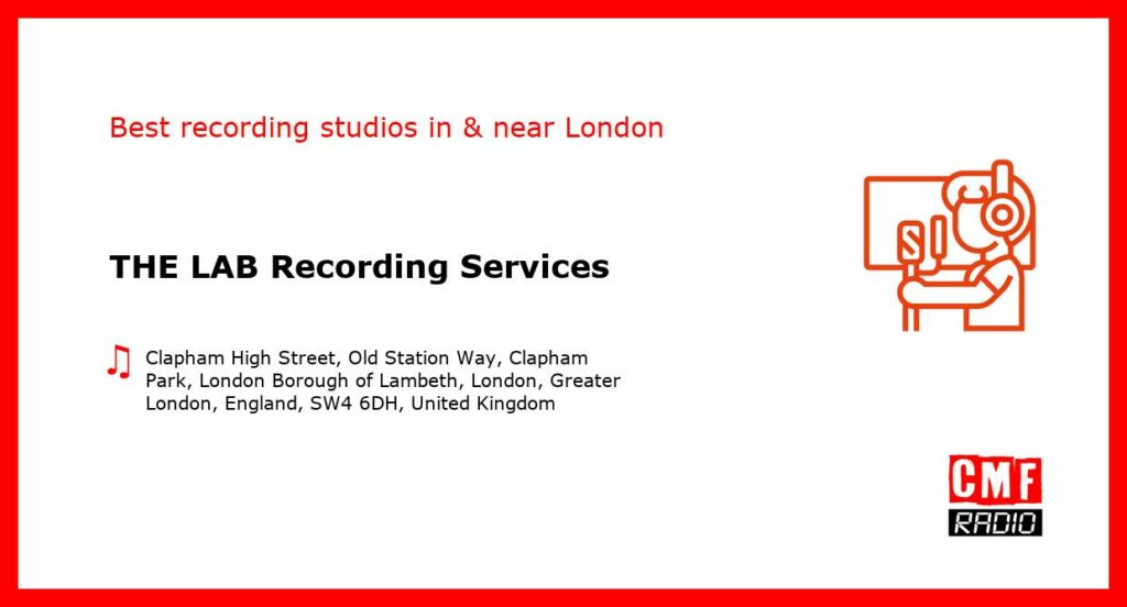 THE LAB Recording Services - recording studio  in or near London