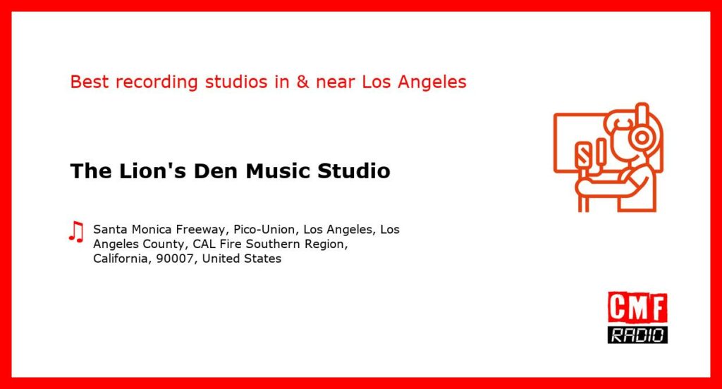The Lion's Den Music Studio - recording studio  in or near Los Angeles