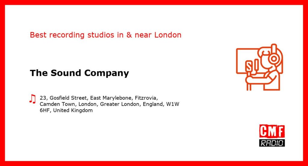 The Sound Company - recording studio  in or near London