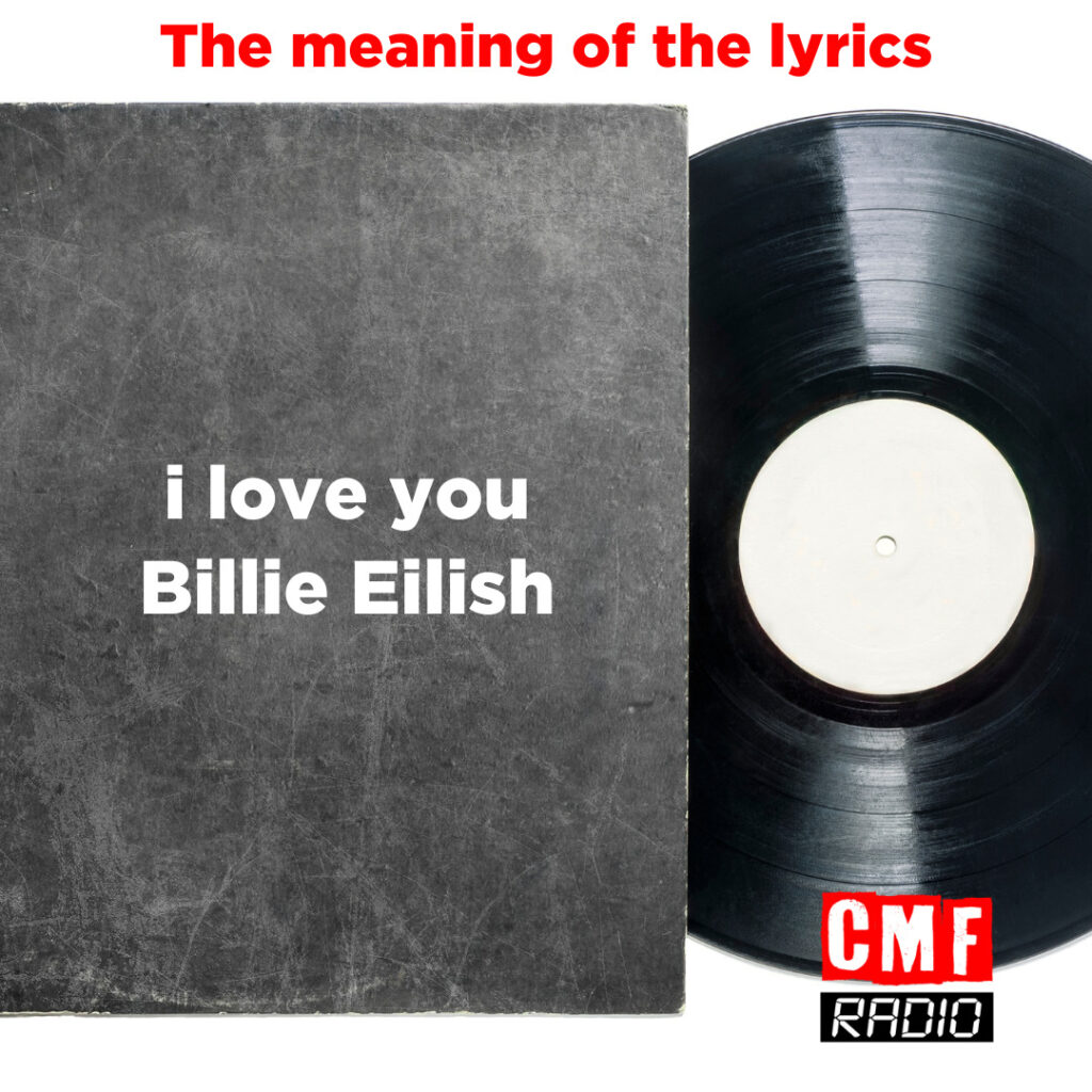 meaning of the lyrics I love you billie eilish