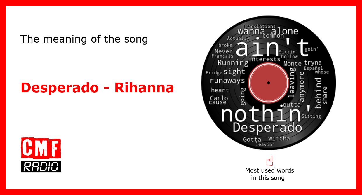 Desperado by Rihanna Lyrics