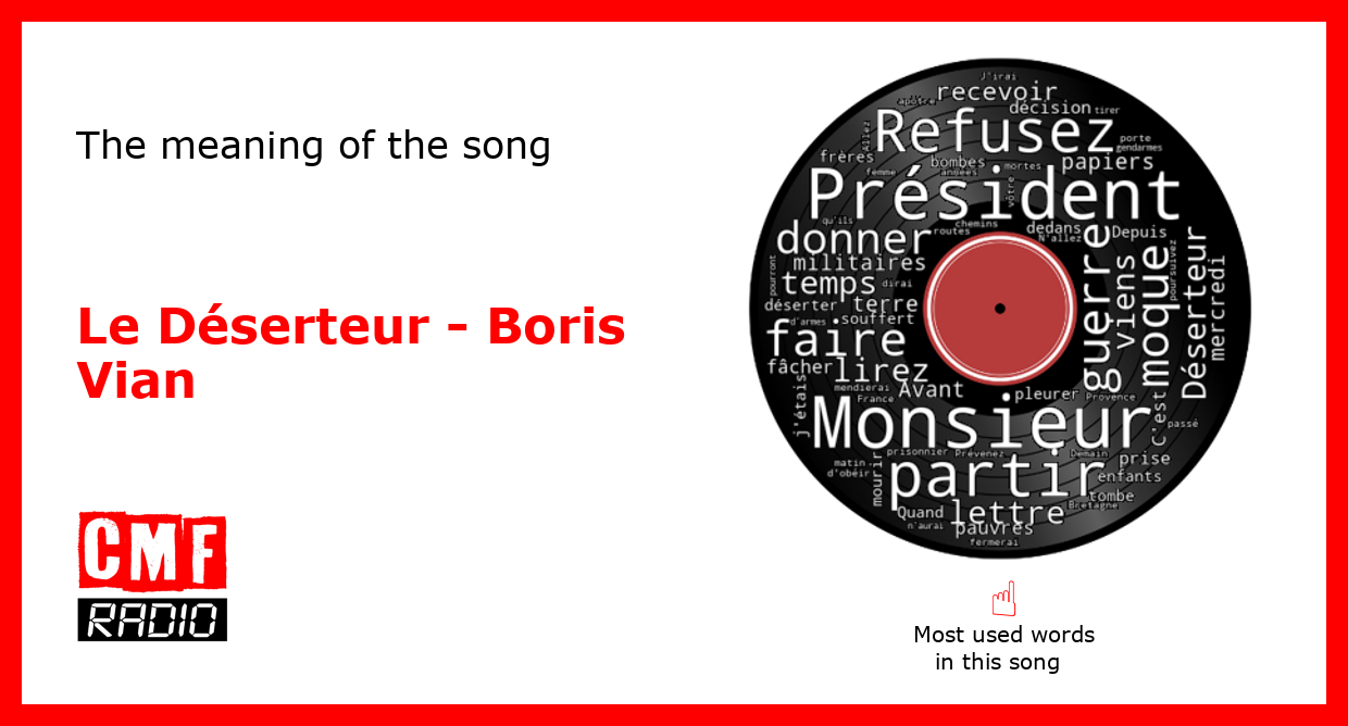 The story of a song: Le Déserteur - Boris Vian