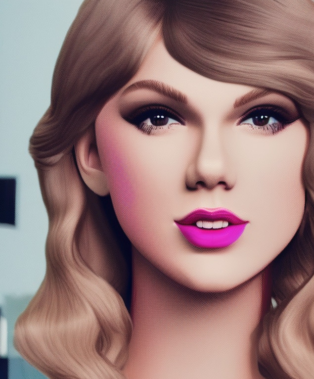 Would you chat with the AI avatar of Taylor Swift? Image: Stable Diffusion