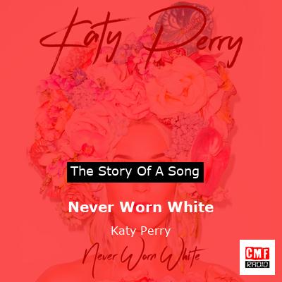 Story of the song Never Worn White - Katy Perry