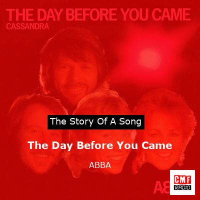 The Day Before You Came – ABBA