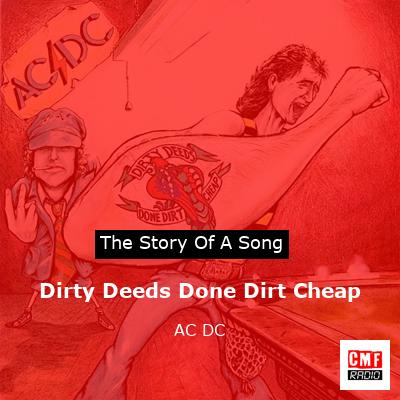Story of the song Dirty Deeds Done Dirt Cheap - AC DC