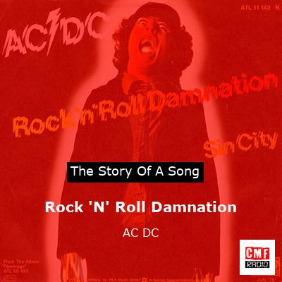 Story of the song Rock 'N' Roll Damnation - AC DC