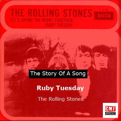 Goodbye, Ruby Tuesday. #rollingstones