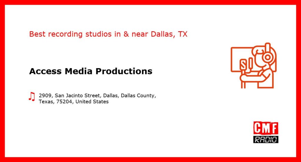 Access Media Productions - recording studio  in or near Dallas