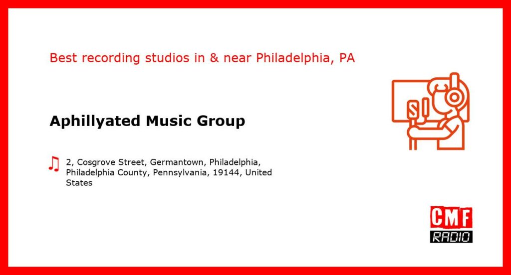 Aphillyated Music Group - recording studio  in or near Philadelphia