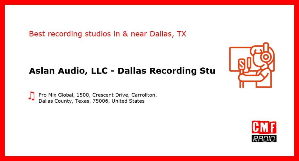 Aslan Audio, LLC – Dallas Recording Studio