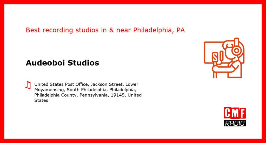 Audeoboi Studios - recording studio  in or near Philadelphia