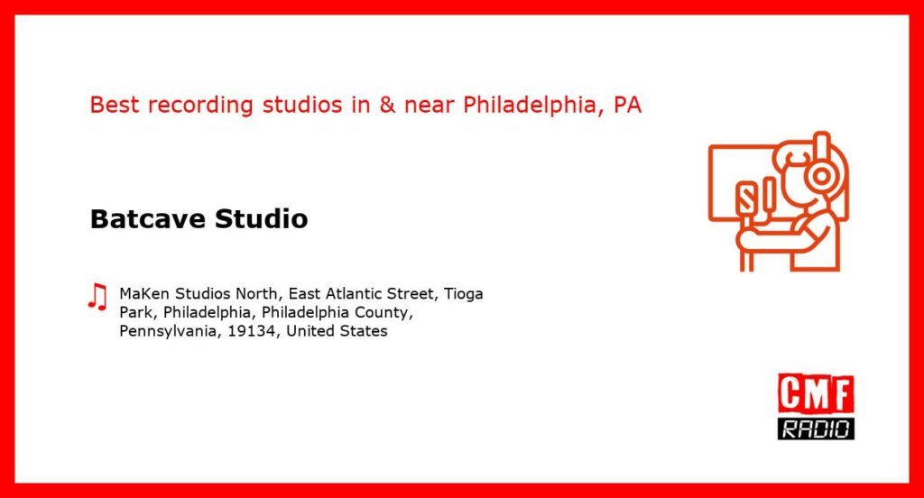 Batcave Studio - recording studio  in or near Philadelphia