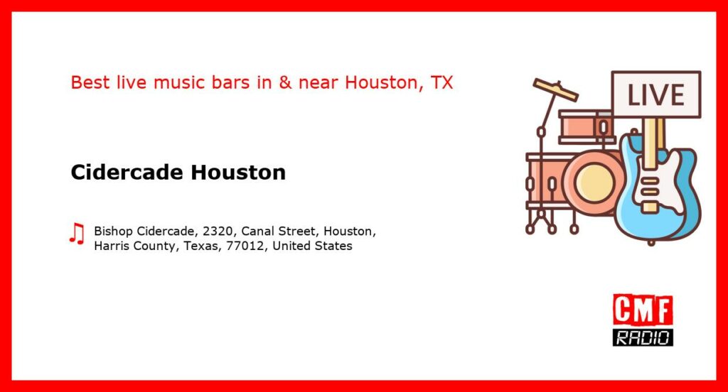 Cidercade Houston – live music – Houston, TX
