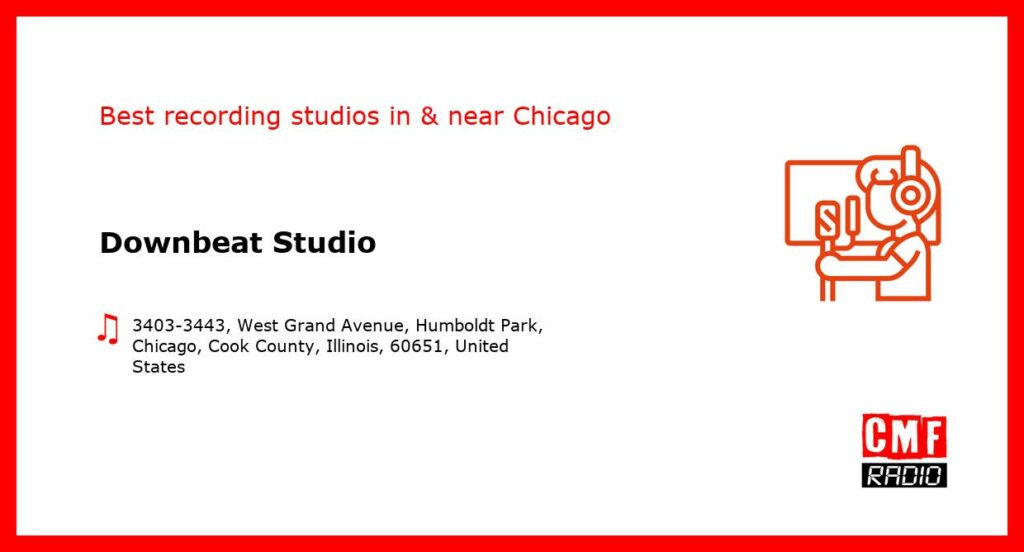 Downbeat Studio - recording studio  in or near Chicago