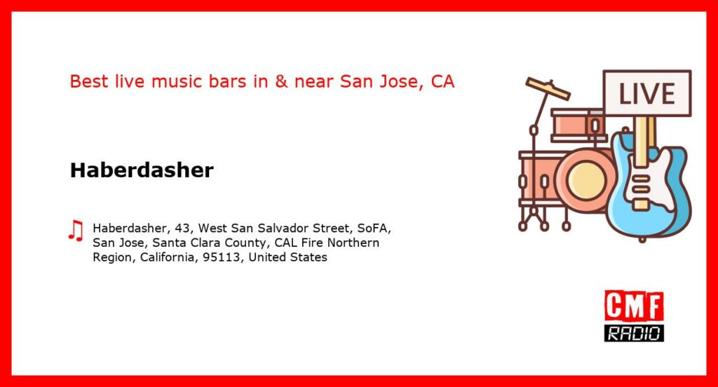 Haberdasher – live music – San Jose, CA