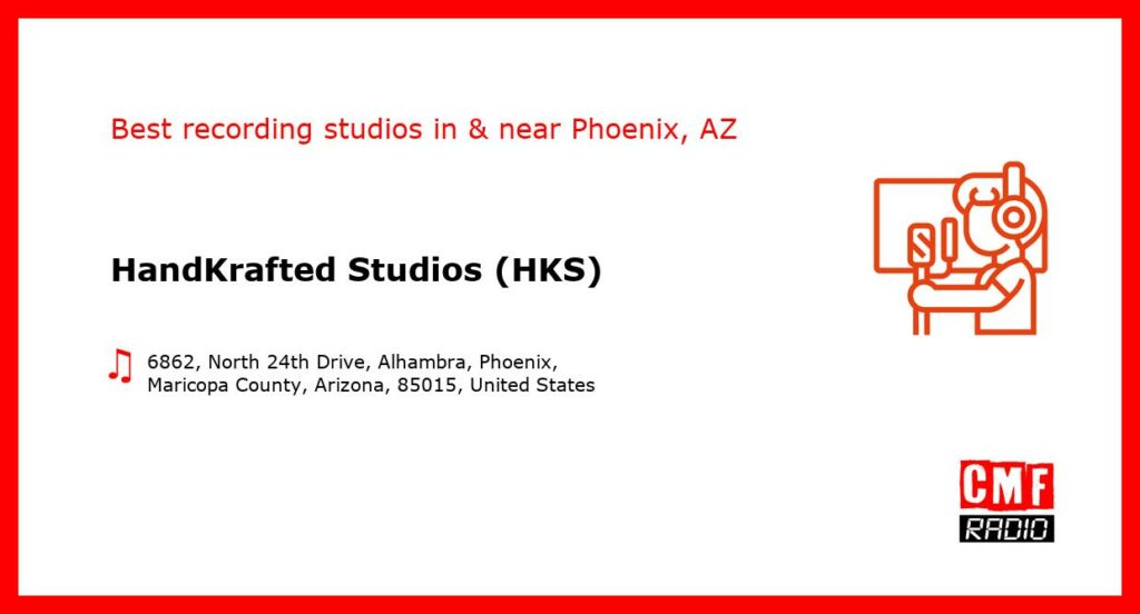 HandKrafted Studios (HKS) - recording studio  in or near Phoenix