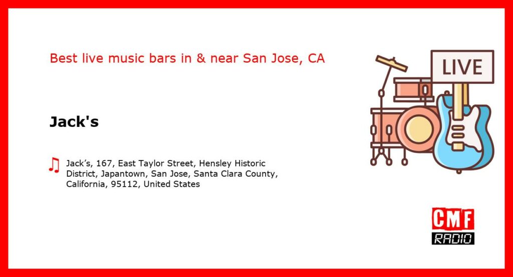 Jack’s – live music – San Jose, CA