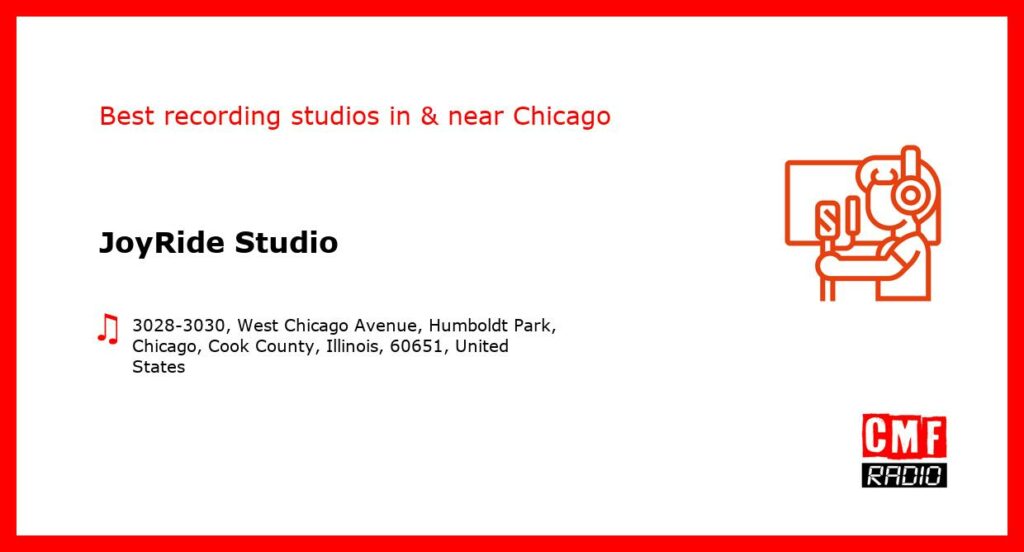 JoyRide Studio - recording studio  in or near Chicago