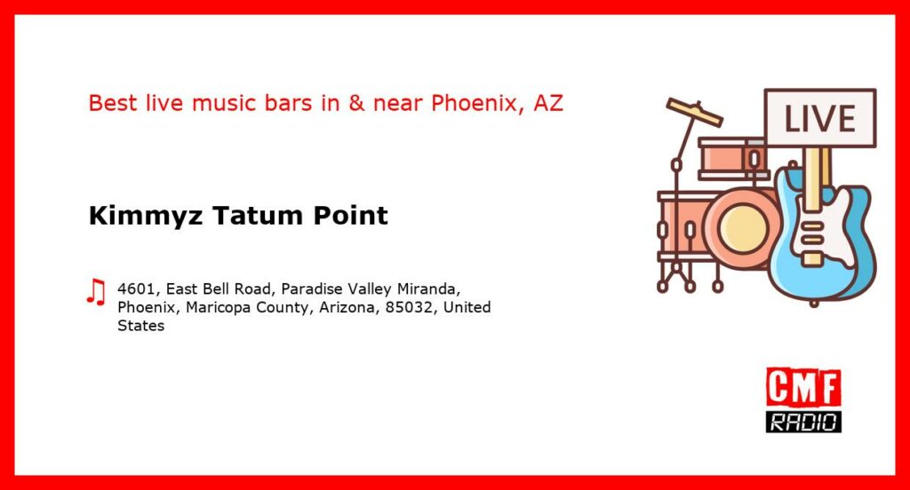 Kimmyz Tatum Point – live music – Phoenix, AZ